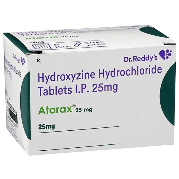 IMAGE OF ATARAX TABLETS – BUY ATARAX NEAR ME FROM CANADA PHARMACY PRO, ANXIETY, ALLERGY, AND ITCHING RELIEF MEDICATION