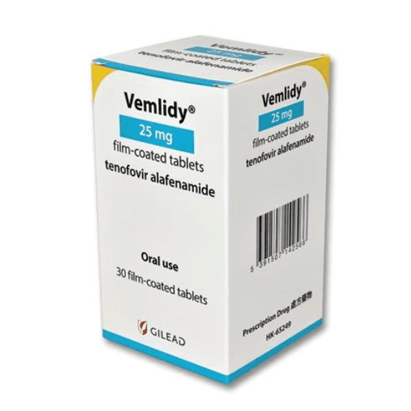 IMAGE OF VEMLIDY TABLETS – BUY VEMLIDY NEAR ME FROM CANADA PHARMACY PRO, CHRONIC HEPATITIS B ANTIVIRAL MEDICATION