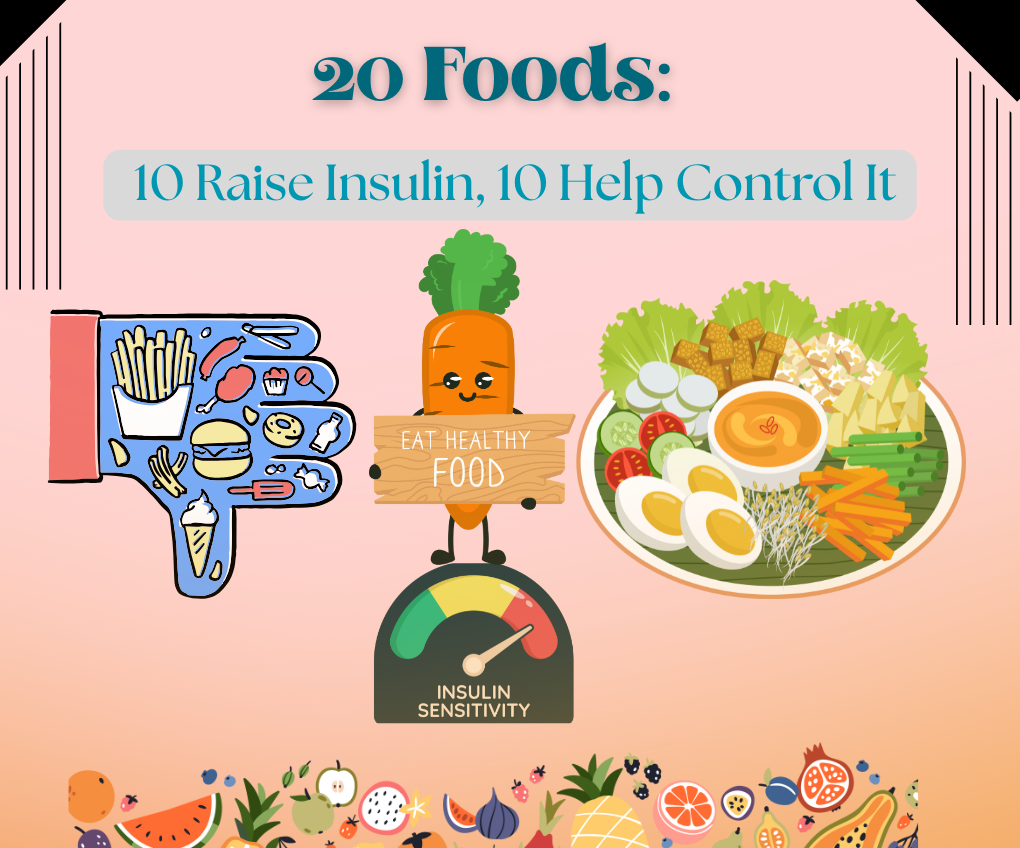 20 Foods That Spike or Control Insulin Naturally